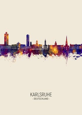 Karlsruhe Skyline Germany