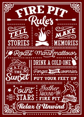 Fire Pit Rules