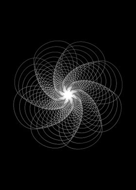 spirograph white