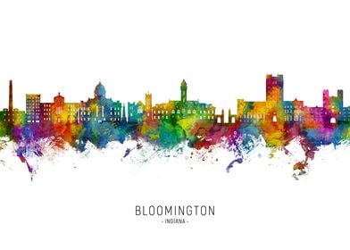 Bloomington IN Skyline