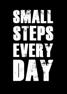 Small steps every day