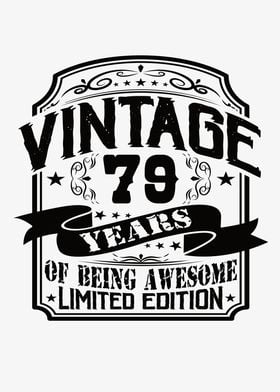 Vintage 78 Years Of Being