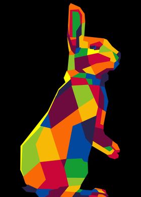 rabbit animal colorful