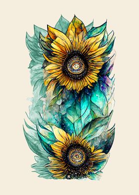 Sunflower Painting