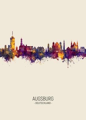 Augsburg Skyline Germany