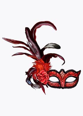 Carnival venetian mask