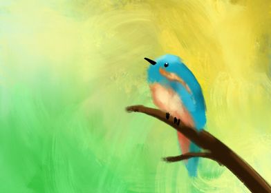 Abstract Kingfisher