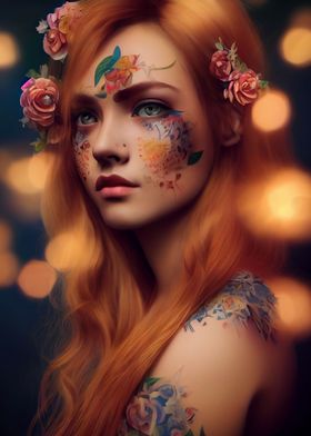 Ginger Floral Woman