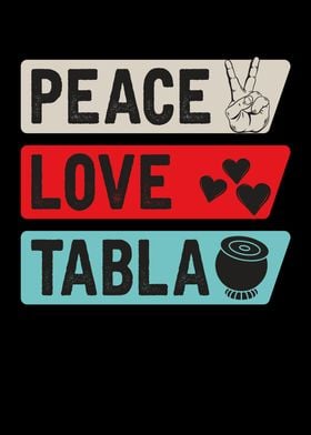 Peace Love Tabla Music