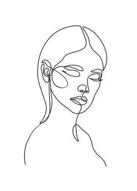 female minimalist bust