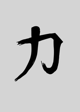 Strength Chinese Character