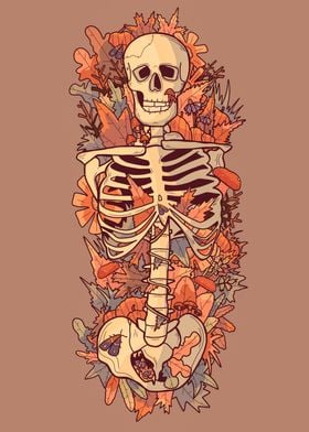 Autumn skeleton