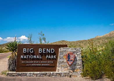 Big Bend Park Sign