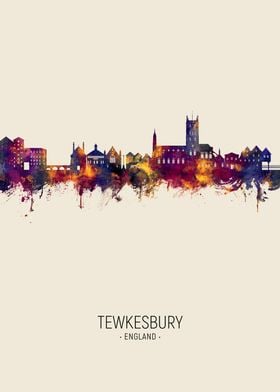 Tewkesbury Skyline England