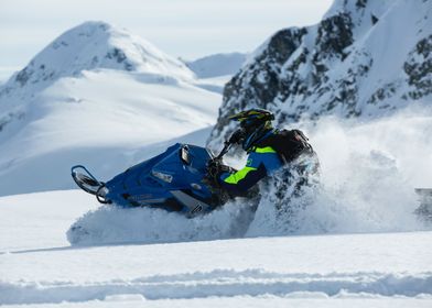 Snow sledding