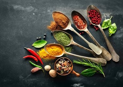 Kitchen Restaurant Spices 