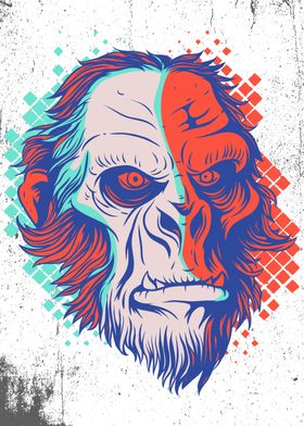 The Angry Colorful Gorilla