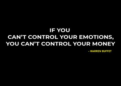 CONTROL YOUR EMOTIONS