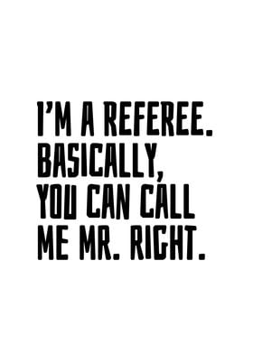 Im a referee