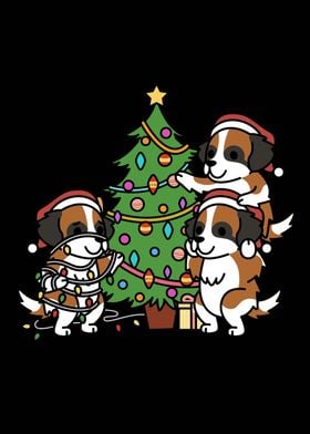 Saint Bernard Christmas