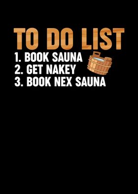 To do list in sauna