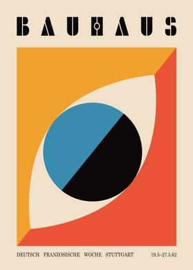 Bauhaus Eye Poster Plate