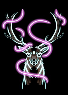 neon deer