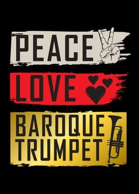 Peace Love Barque Trumpet