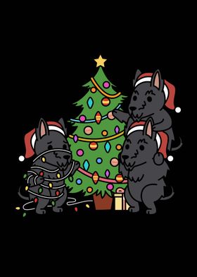 Scottish Terrier Christmas