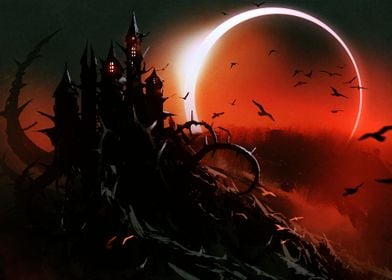 Transelvania red moon