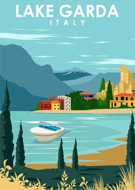 Lake Garda Italy Art
