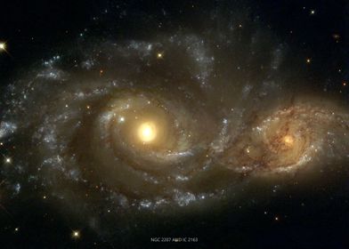 NGC 2207 AND IC 2163