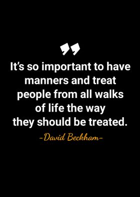 David Beckham quotes 