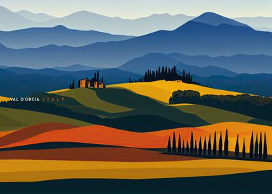 VAL D ORCIA ITALY