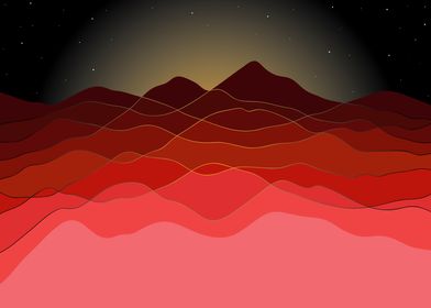 Mountains color transluce