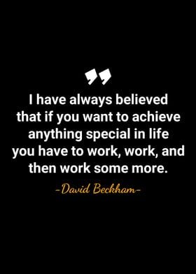 David Beckham quotes 