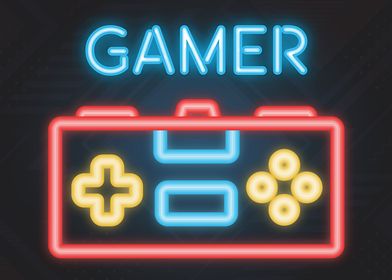 Gamer Neon Sign Game Room