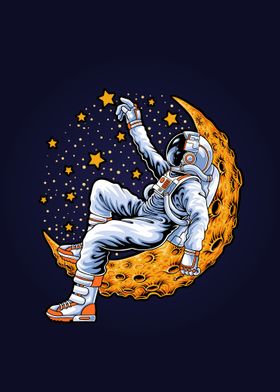 Astronaut lying