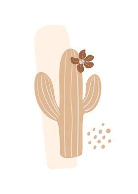 Scandi Style cactus floral