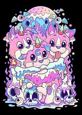 Cerberus Pastel Goth