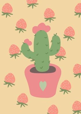 Pink cactus