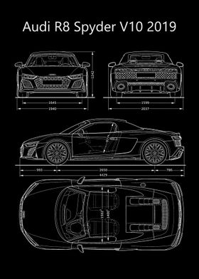 Audi R8 Spyder V10 2019 