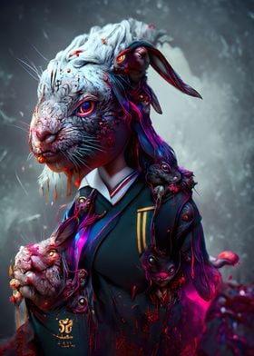 Alone School Rabbit