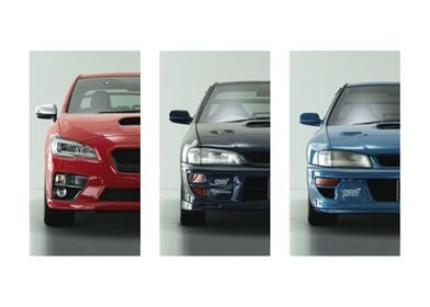 Subaru Collage