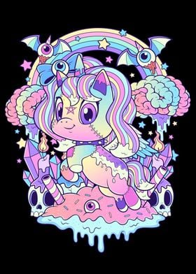 Unicorn Pastel Goth