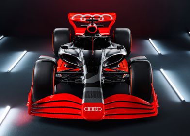 2022 Audi F1 Show Car Race