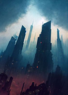 Cyberpunk megacities