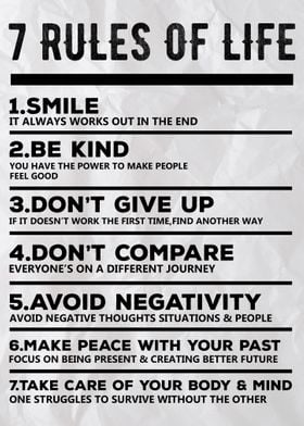 Seven Rules of Success