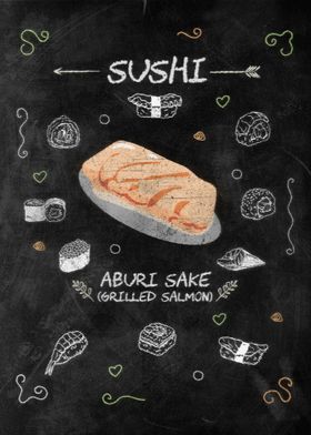 Aburi Sake Grilled Salmon