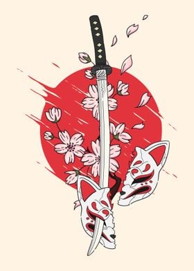 Sword and sakura